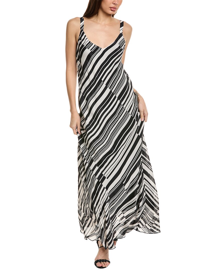 Johnny Was Normania Bias Silk-Blend Maxi Dress