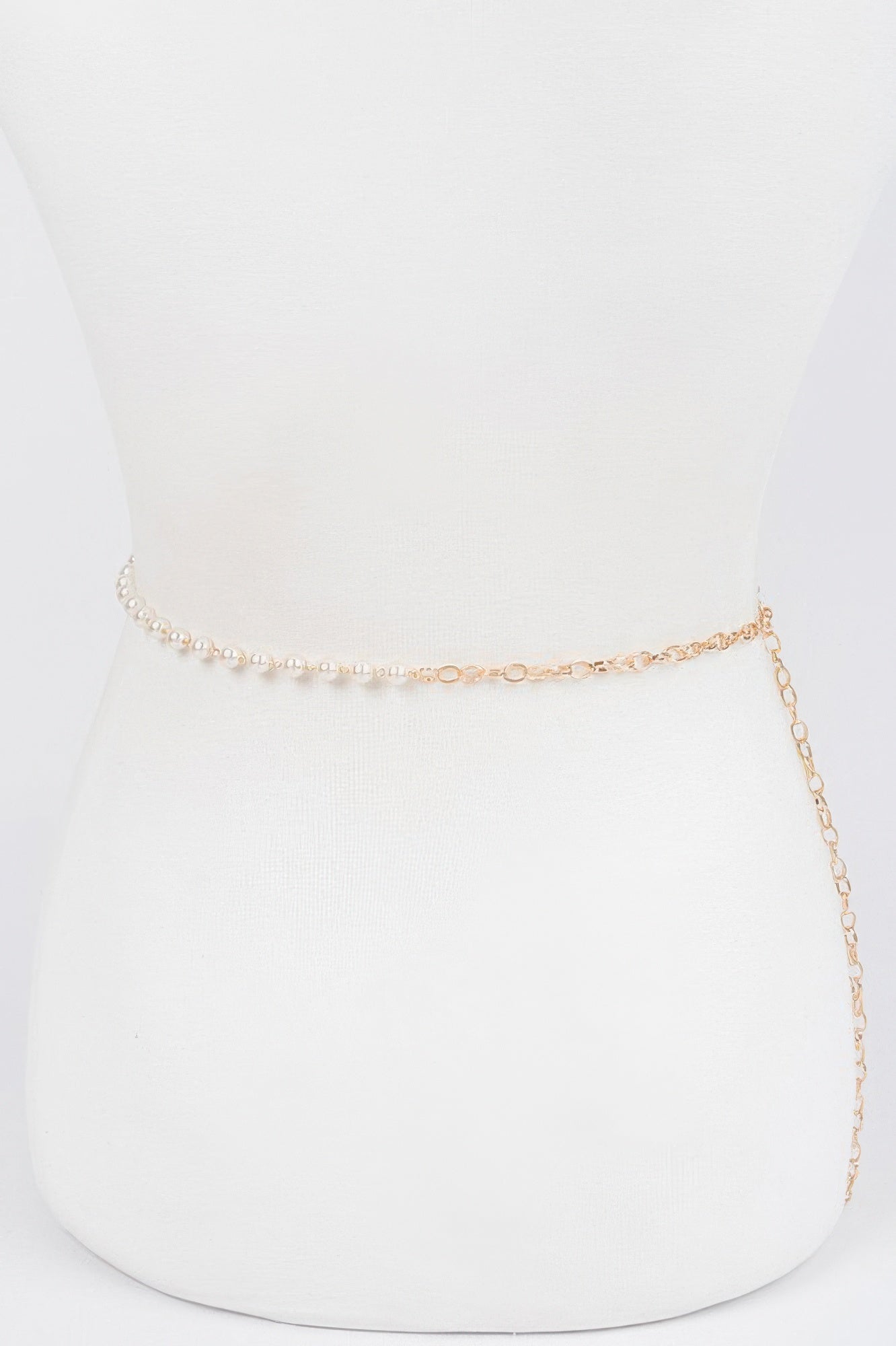 Pearl Layered Chain Belt