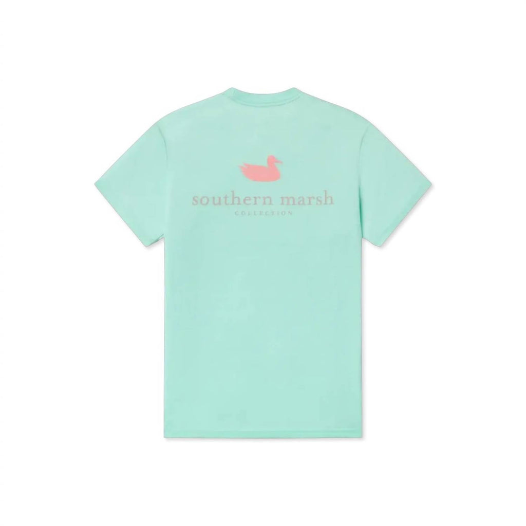Men's Seawash Short Sleeve Tee In Bimini Green