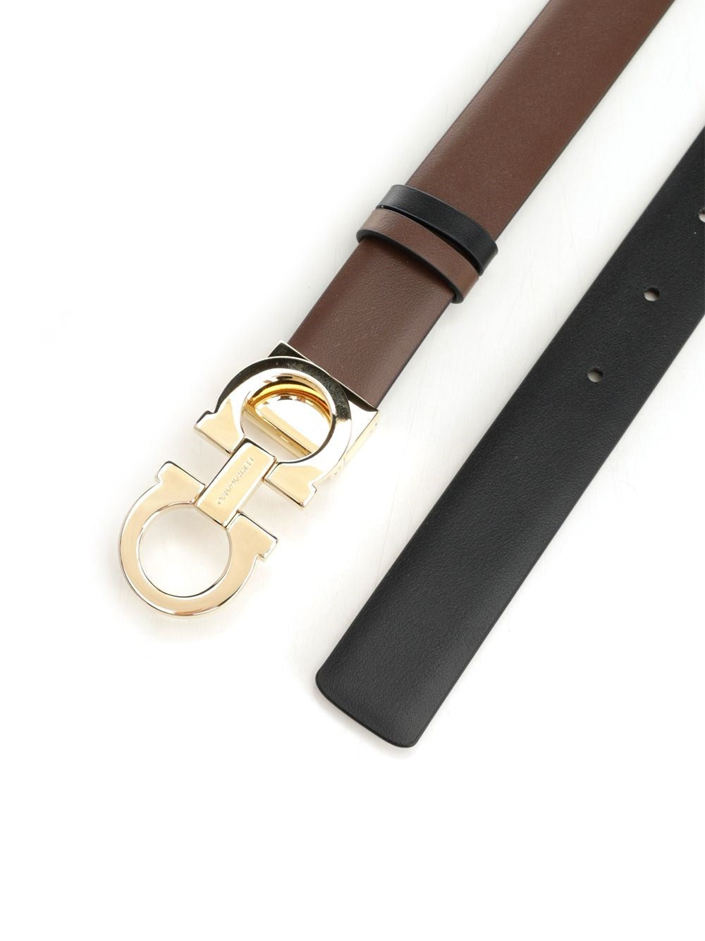 Ferragamo Women Reversible And Adjustable "Gancini" Belt