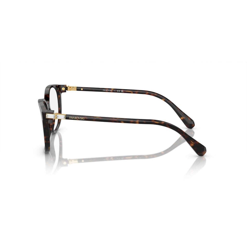 0Sk2002 Oversized Square Frame Eyeglasses with Cat-Eye Silhouette