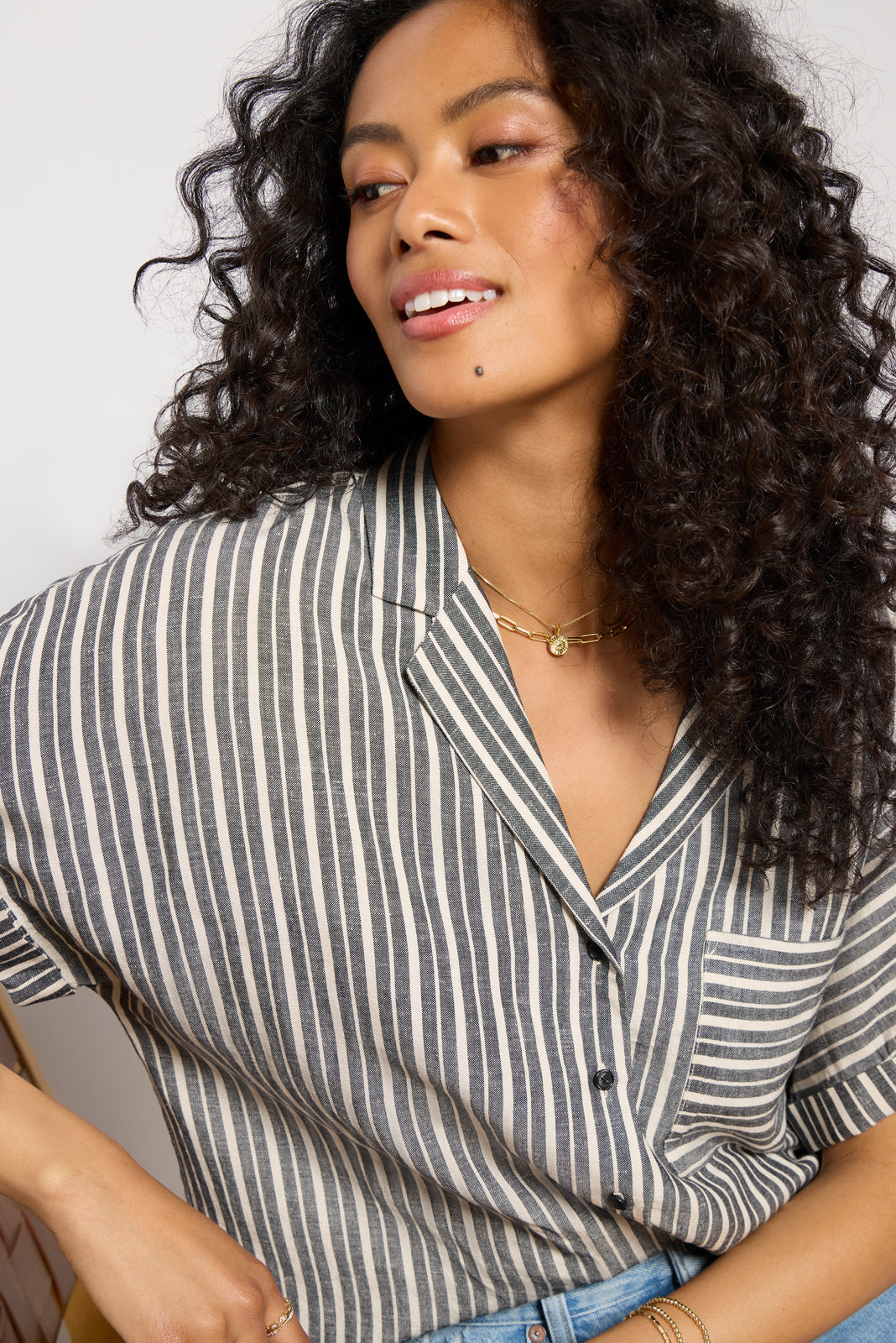 Women's Sophia Linen Resort Shirt