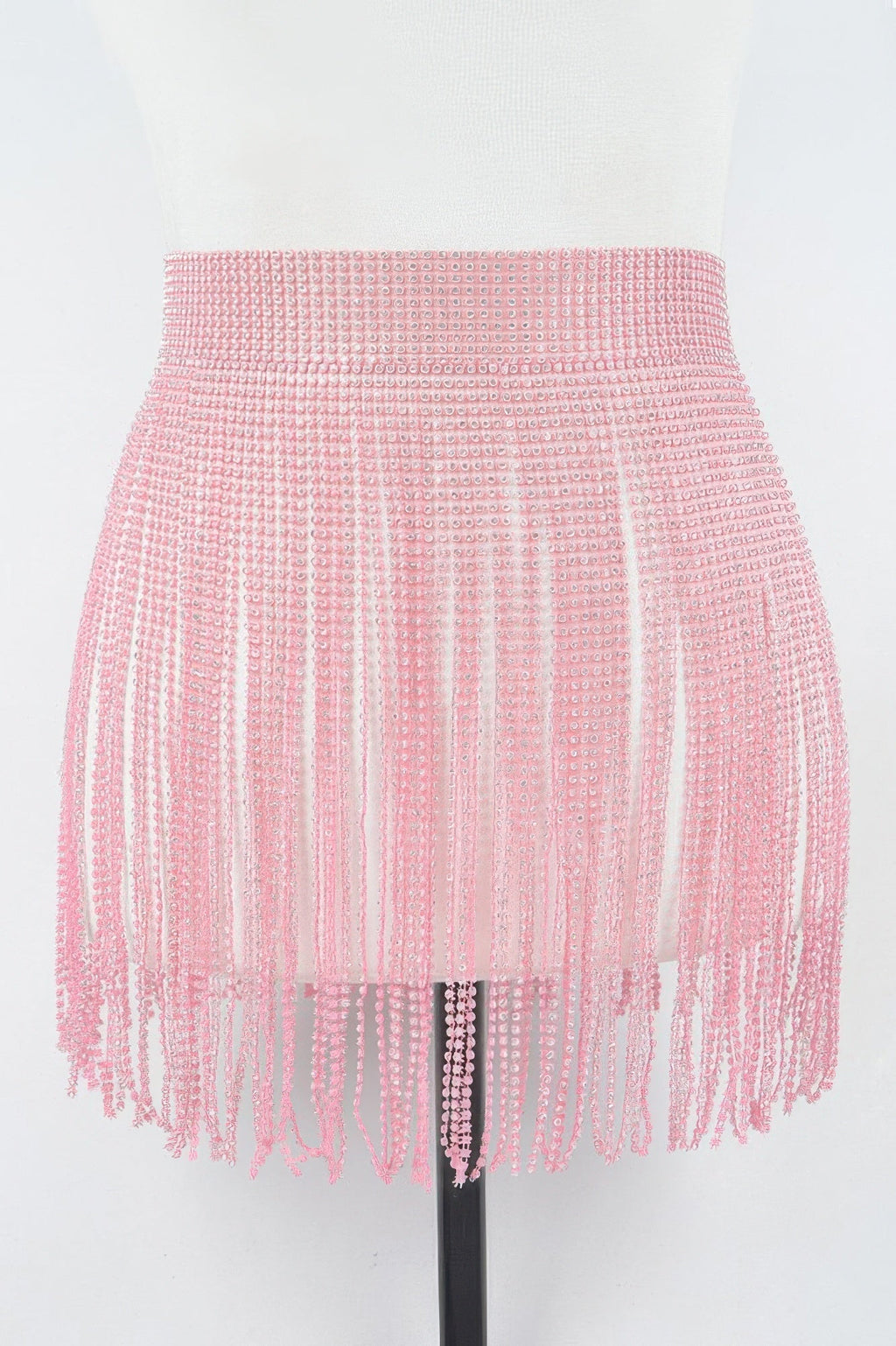 Rhinestone Fringe Belt