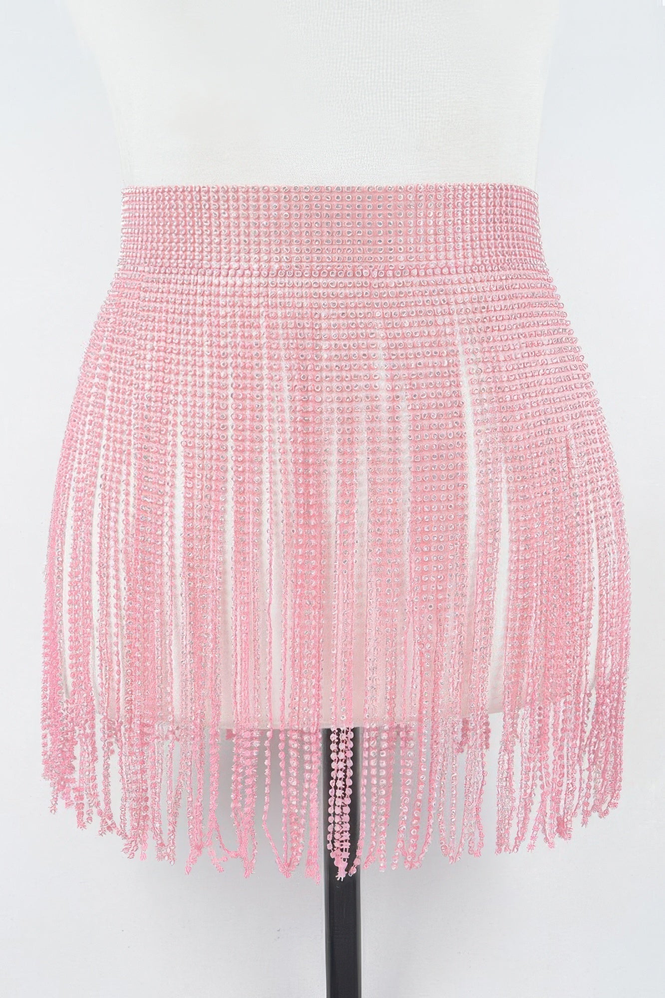 Rhinestone Fringe Belt