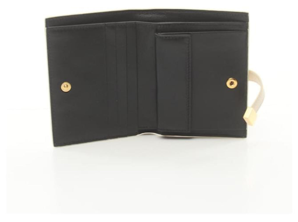 Marni Prisma Billfold Leather Wallet - Lily White