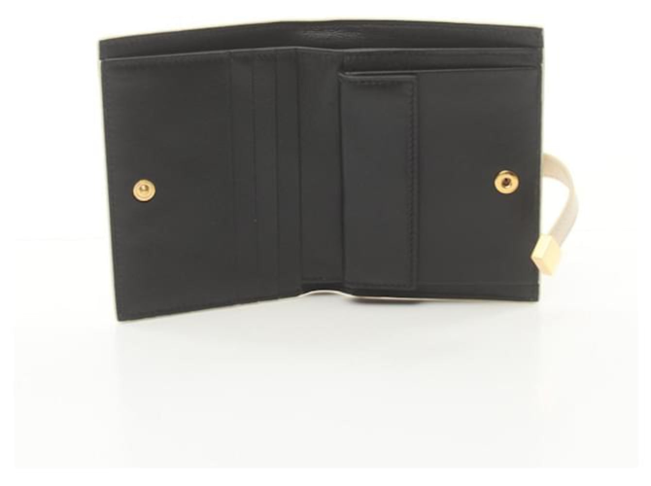 Marni Prisma Billfold Leather Wallet - Lily White