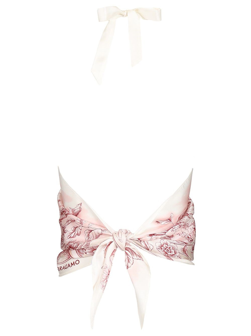 Ferragamo Women Top Foulard With Ethnic Print