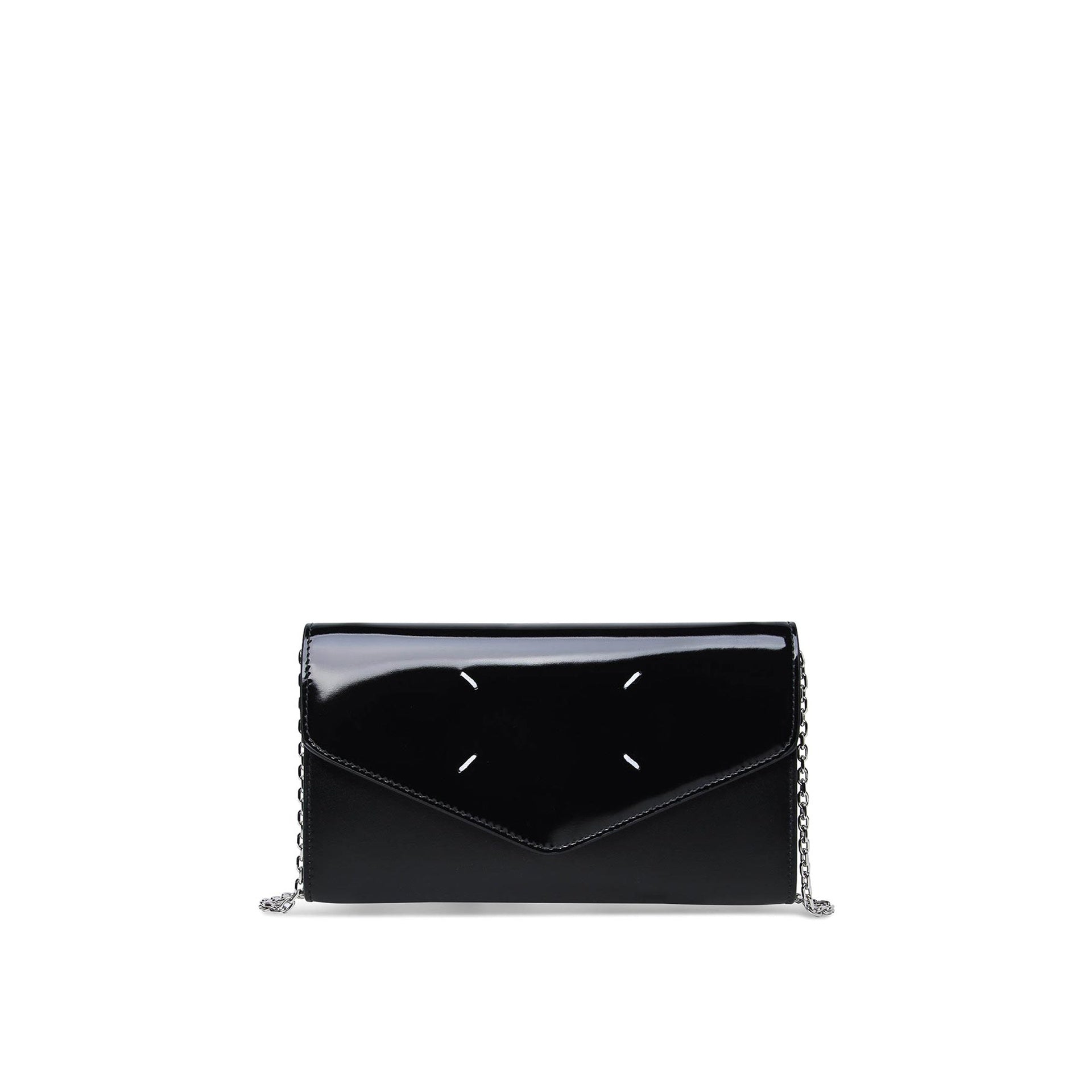 Maison Margiela Four Stiches Leather Chain Wallet Women