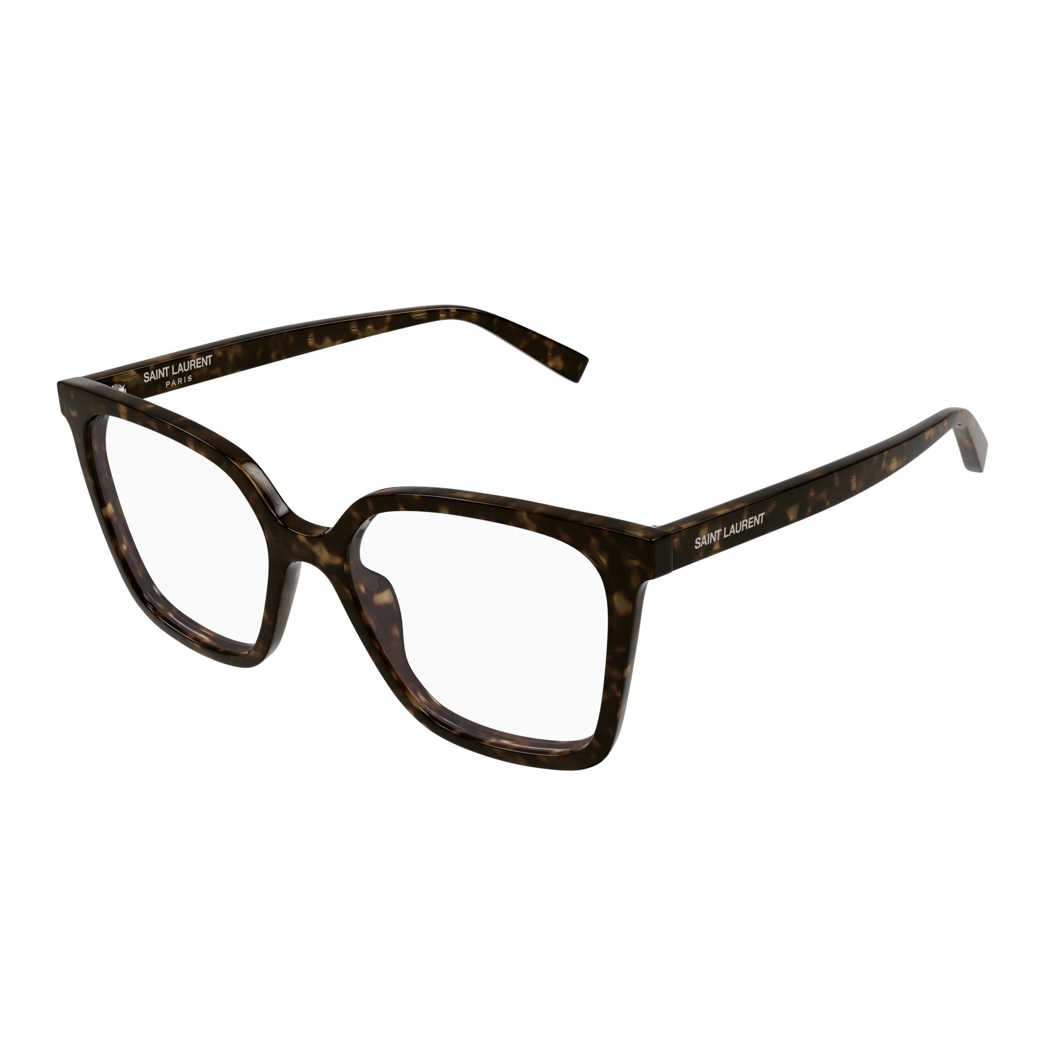 Bold Oversized Square Frame Eyeglasses With Tortoiseshell Pattern