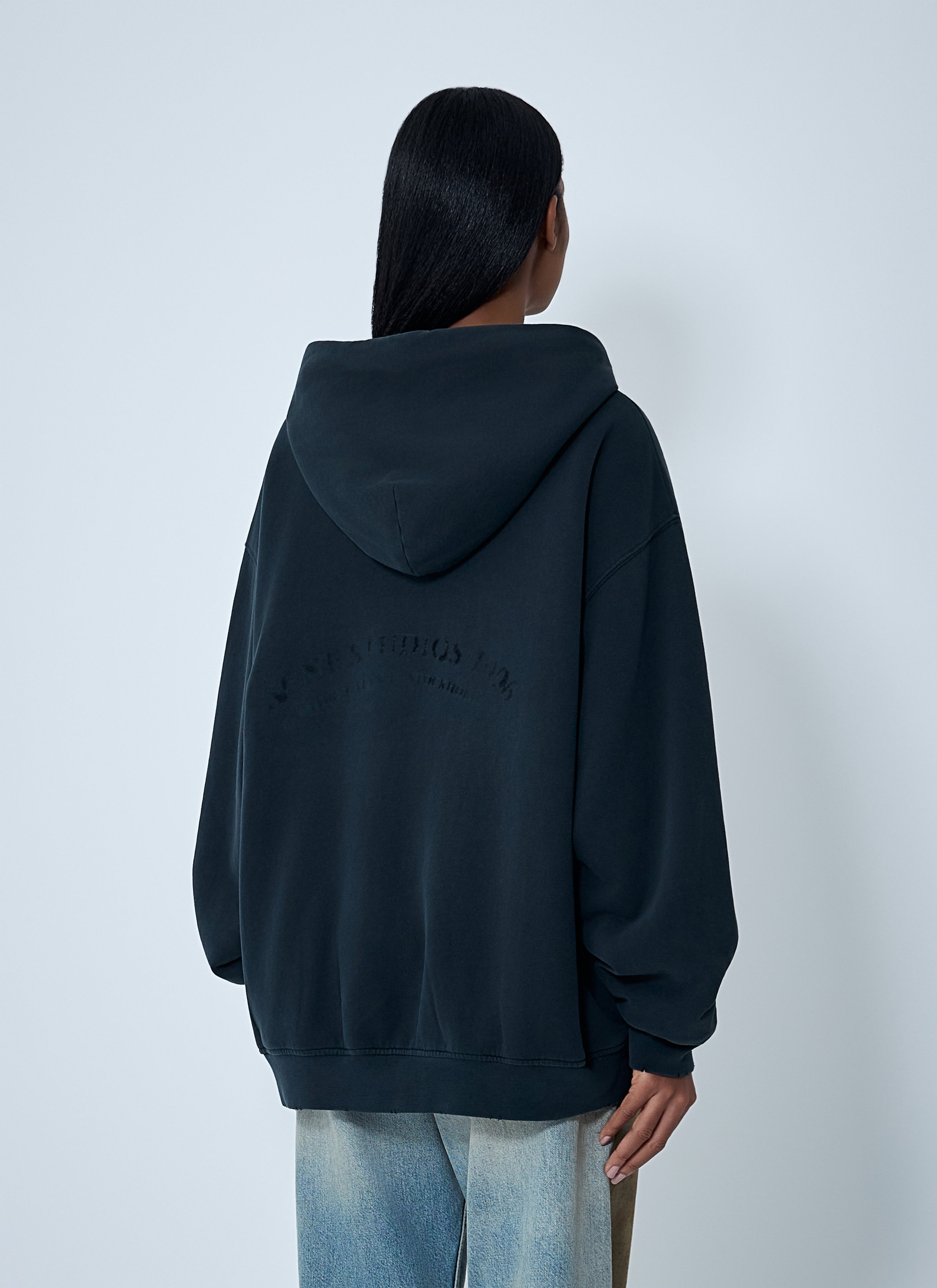 Acne Studios Women Zip-Up Hooded Sweatshirt