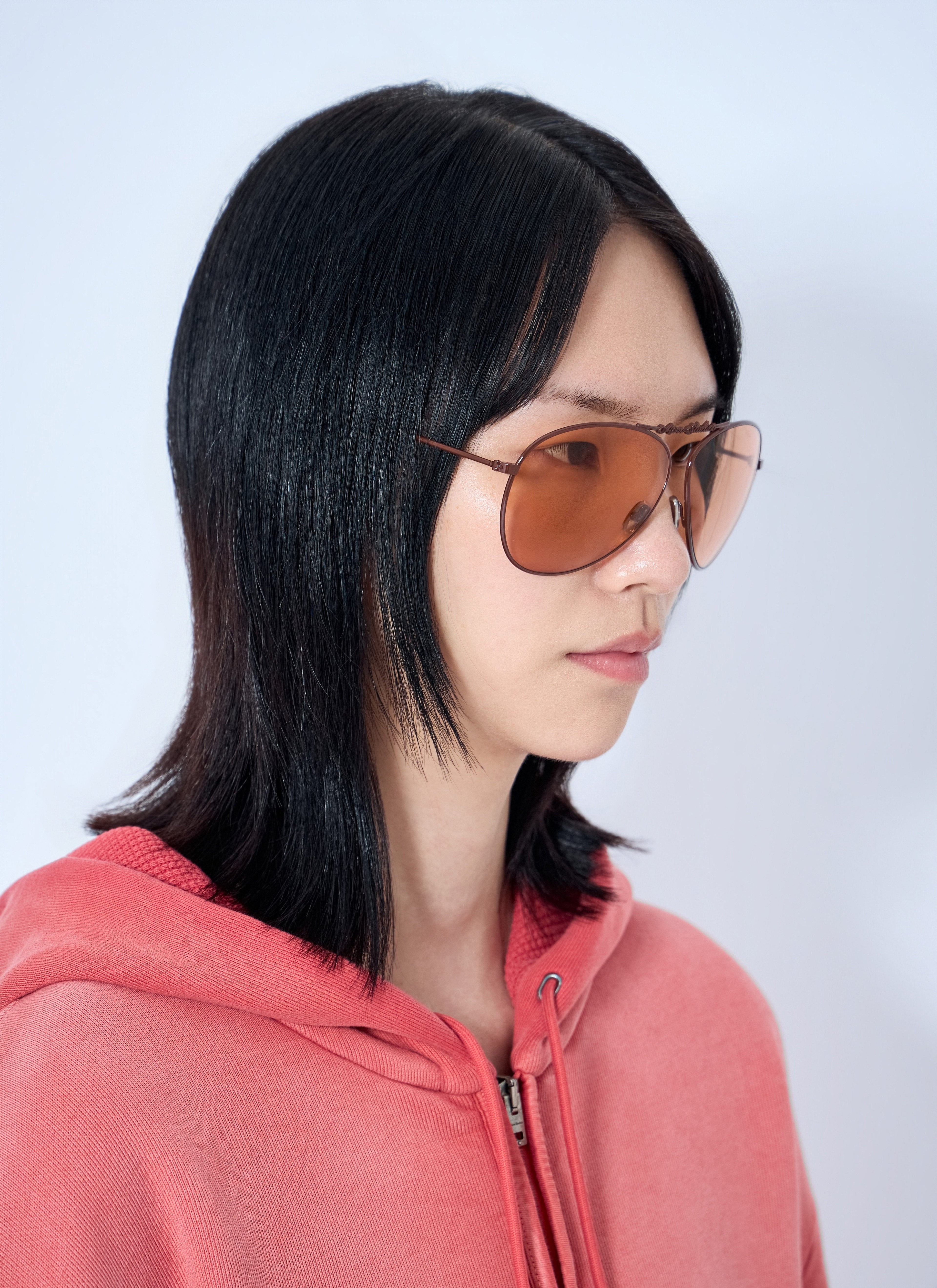 Acne Studios Women Metal Aviator Sunglasses