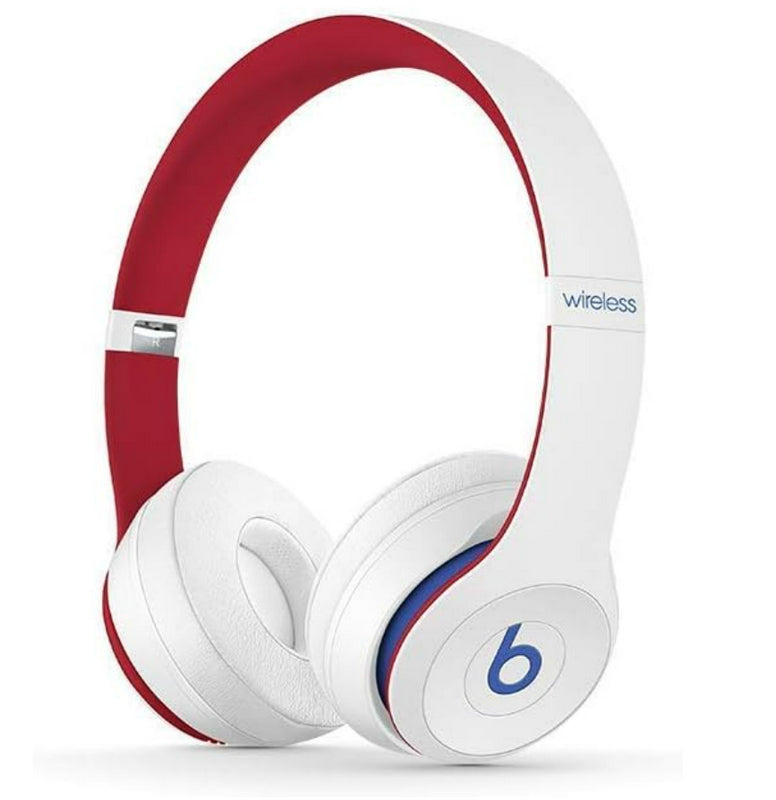 Beats Solo3 Wireless On-Ear Headphones – Beats Club Collection – Club White (Renewed)