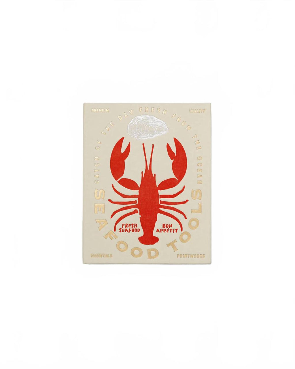 Seafood Essentials Gift Set In Beige