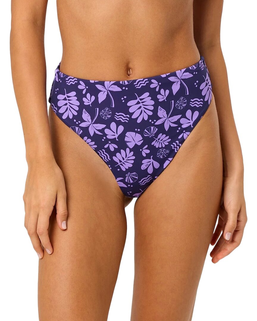 La Porte Monica High-Waisted Cheeky Bikini Bottom