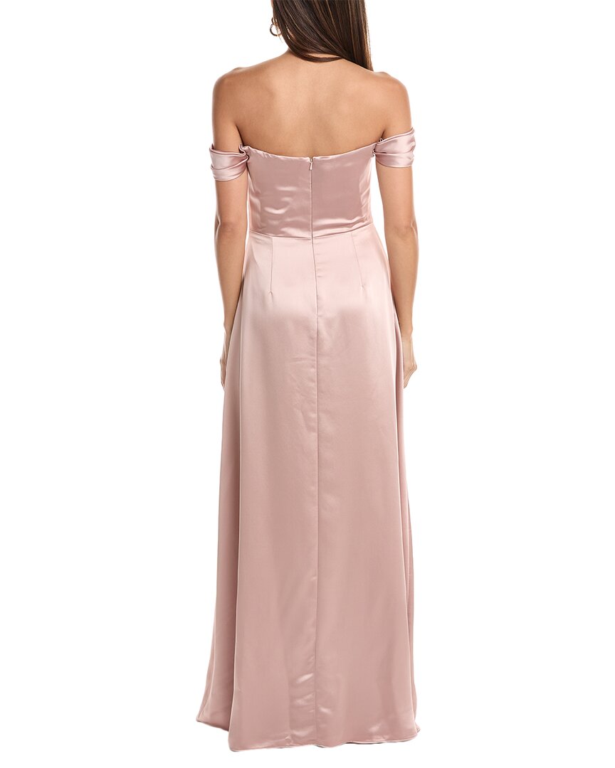 Dessy Collection Off-The-Shoulder Gown