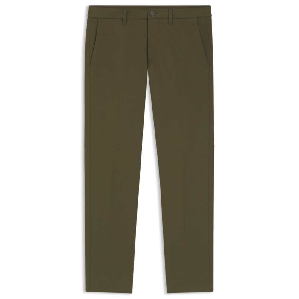 Slim-fit pants in water-repellent stretch fabric
