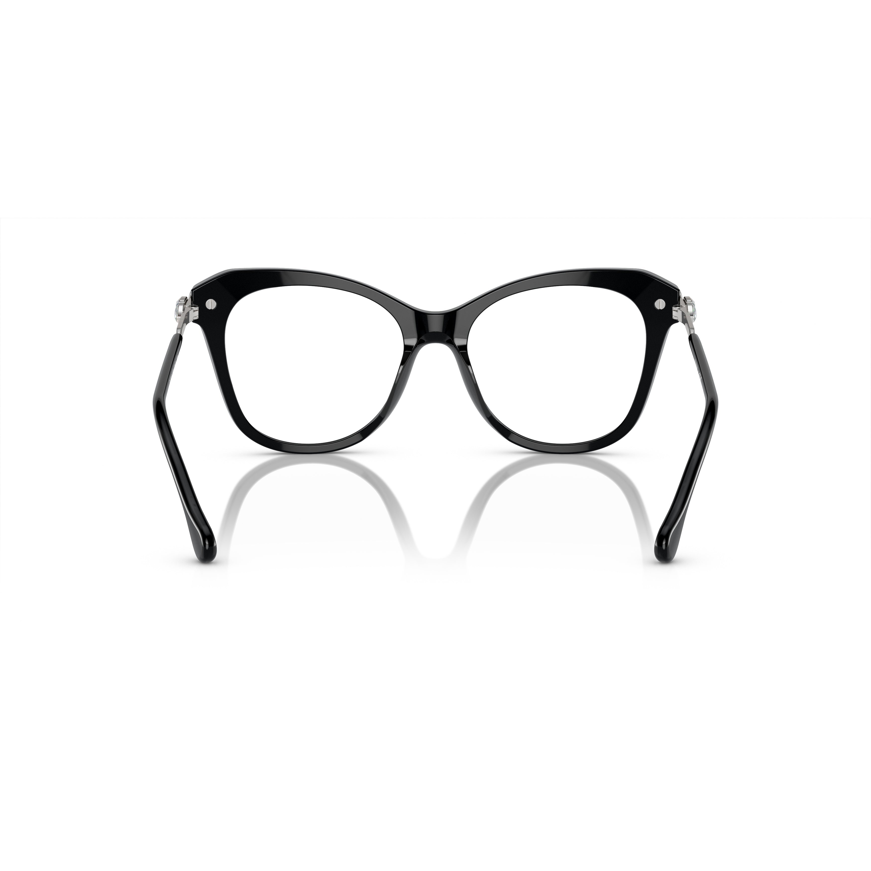 0Sk2012 Oversized Cat-Eye Eyeglasses with Crystal Embellishments