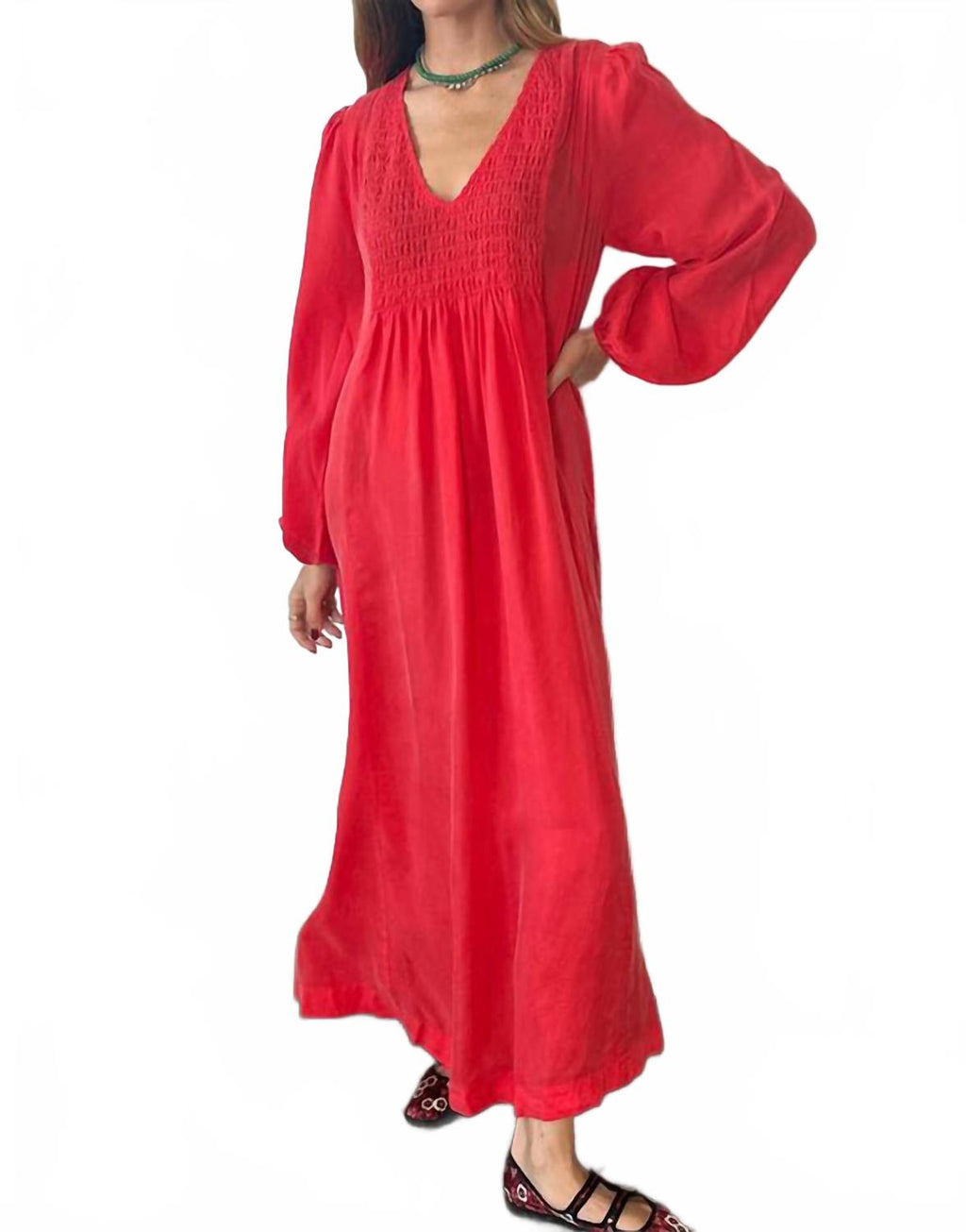 Mira Maxi Dress In Cherry