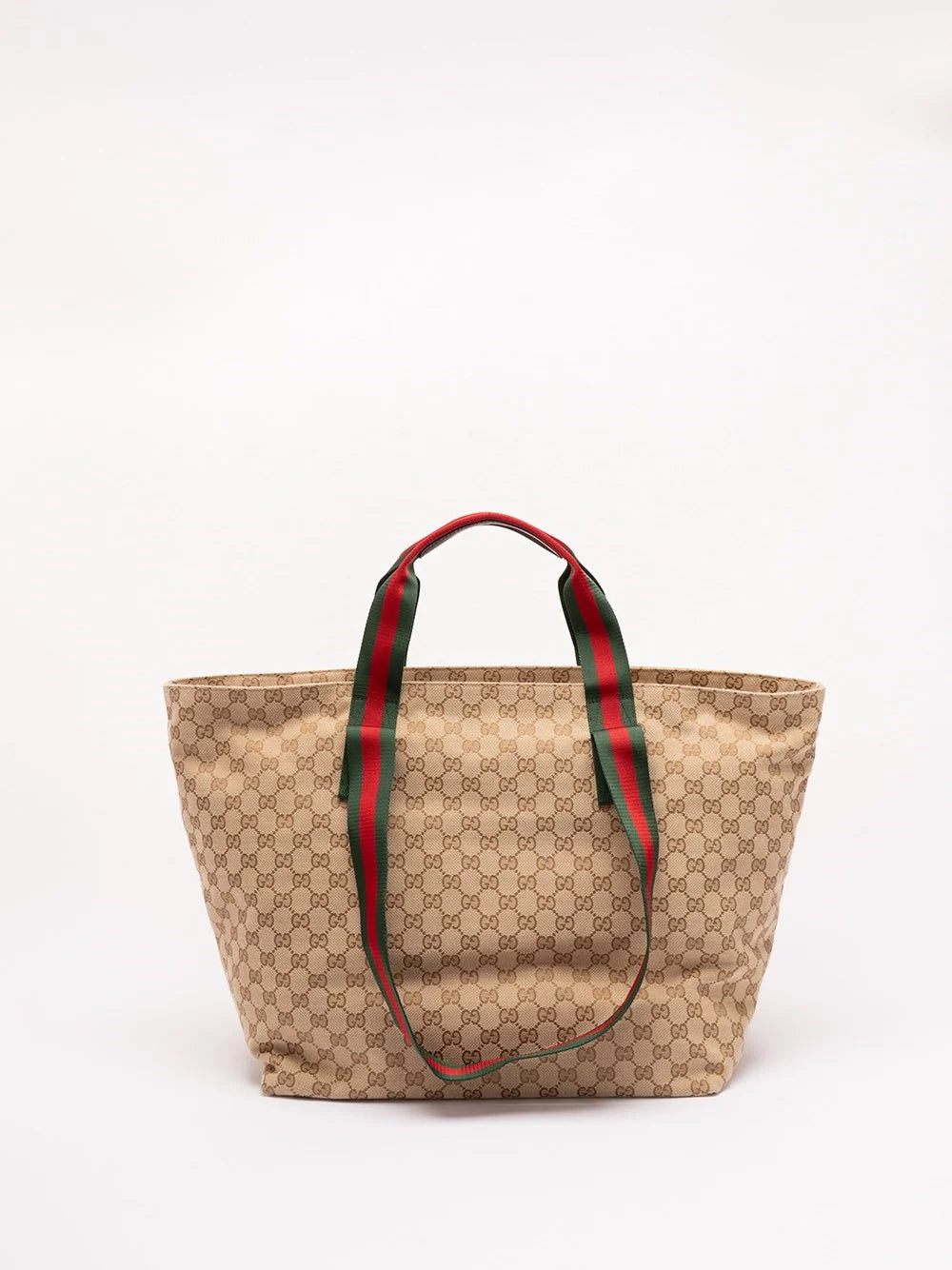 Gucci Men `Gg` Canvas Tote Bag