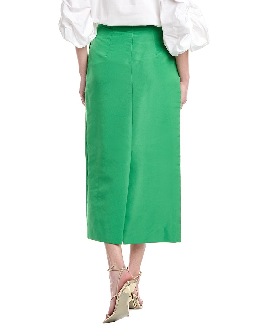 Carolina Herrera Silk Midi Pencil Skirt