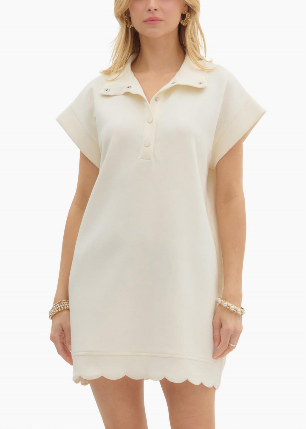 Grace Mini Dress In Cream
