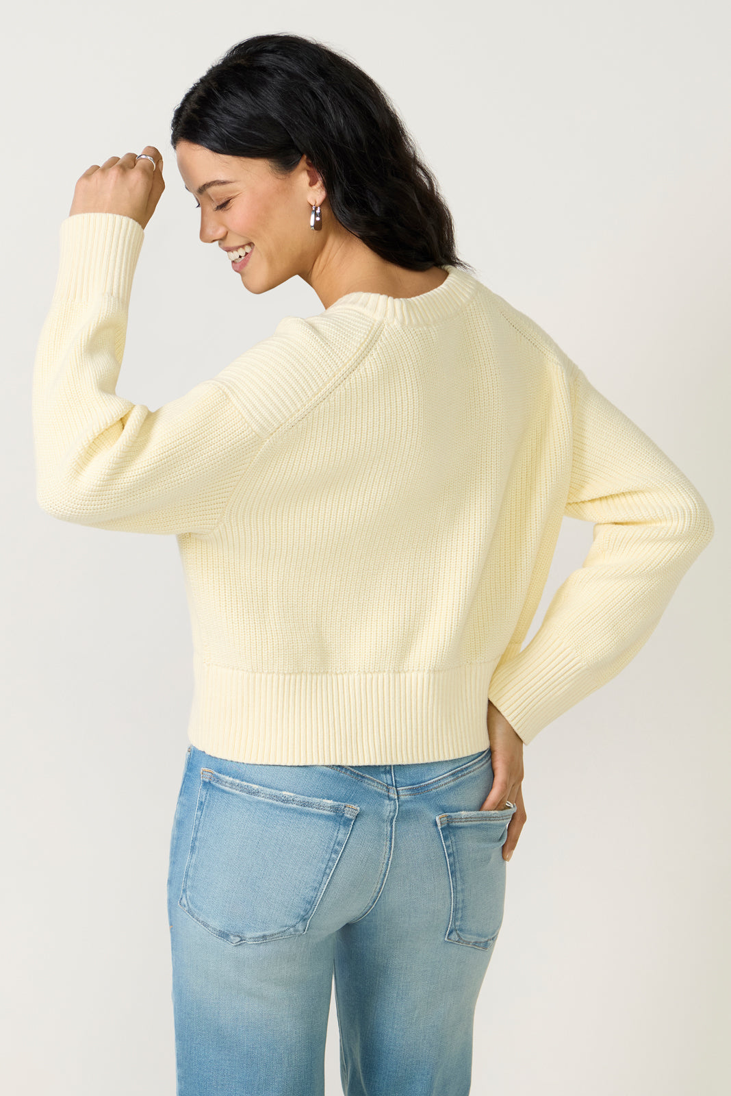 Women's Audrey Crew Neck Sweater Top