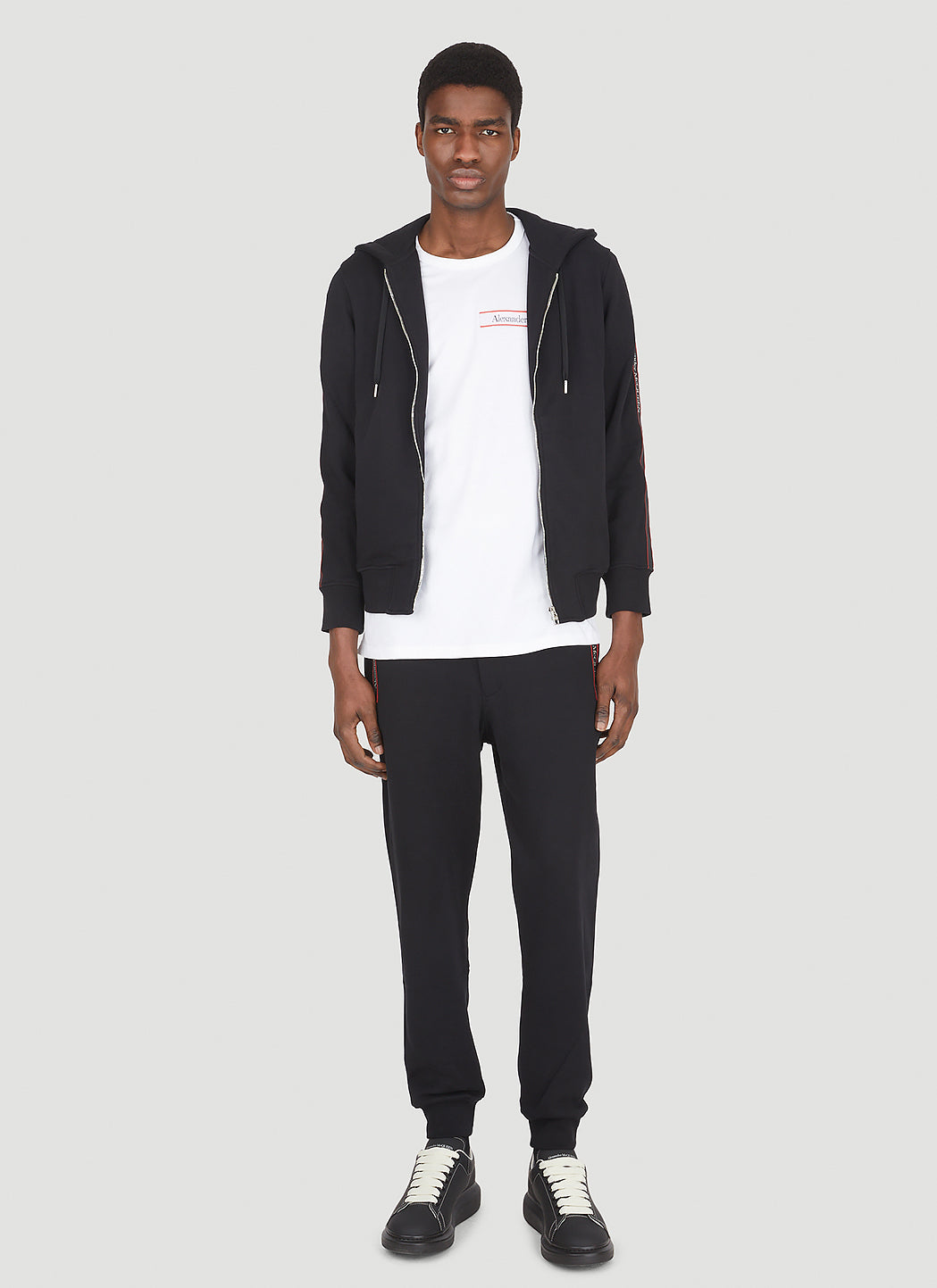 Alexander Mcqueen Men Logo Tape Track Pants