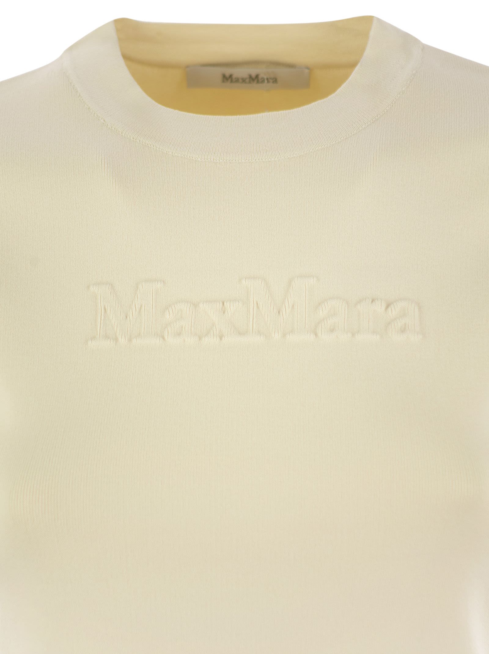 Max Mara Women Segale - Viscose Blend Sweater With Logo