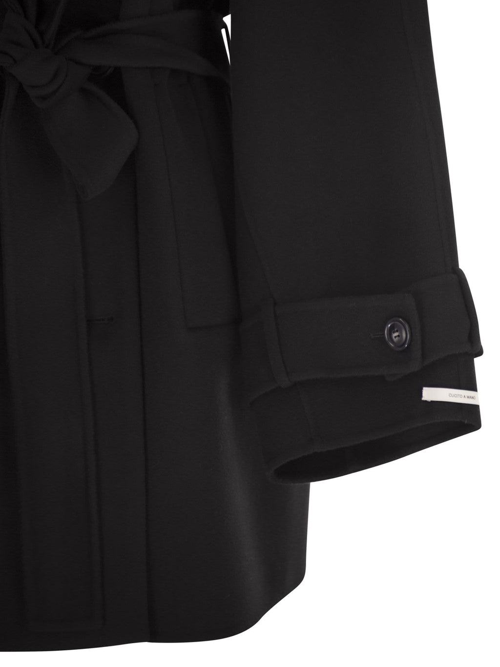 Sportmax Women Bouquet1234 - Short Wool Trench Coat