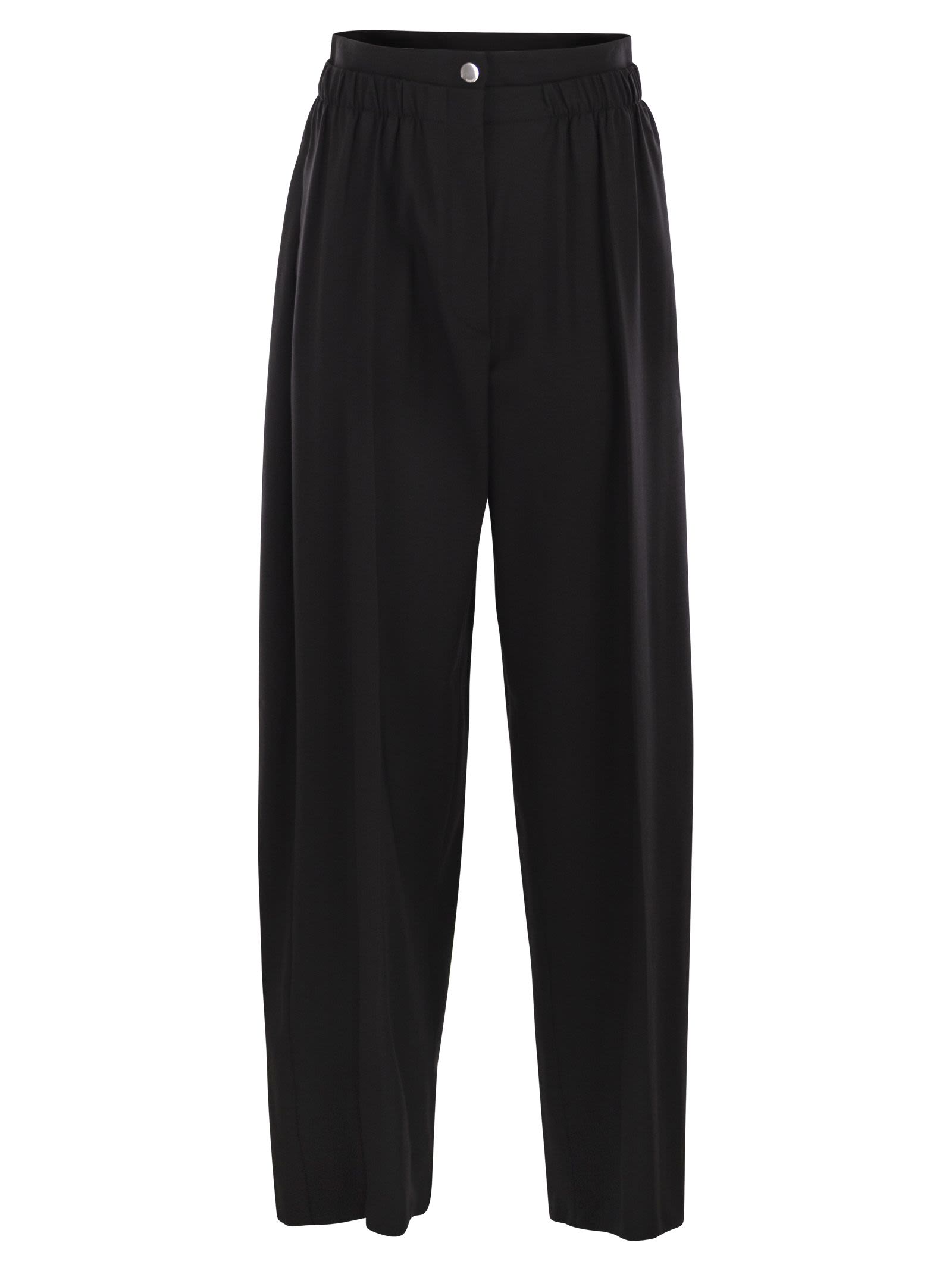 Sportmax Women Quito - Wide-Leg Trousers In Stretch Wool