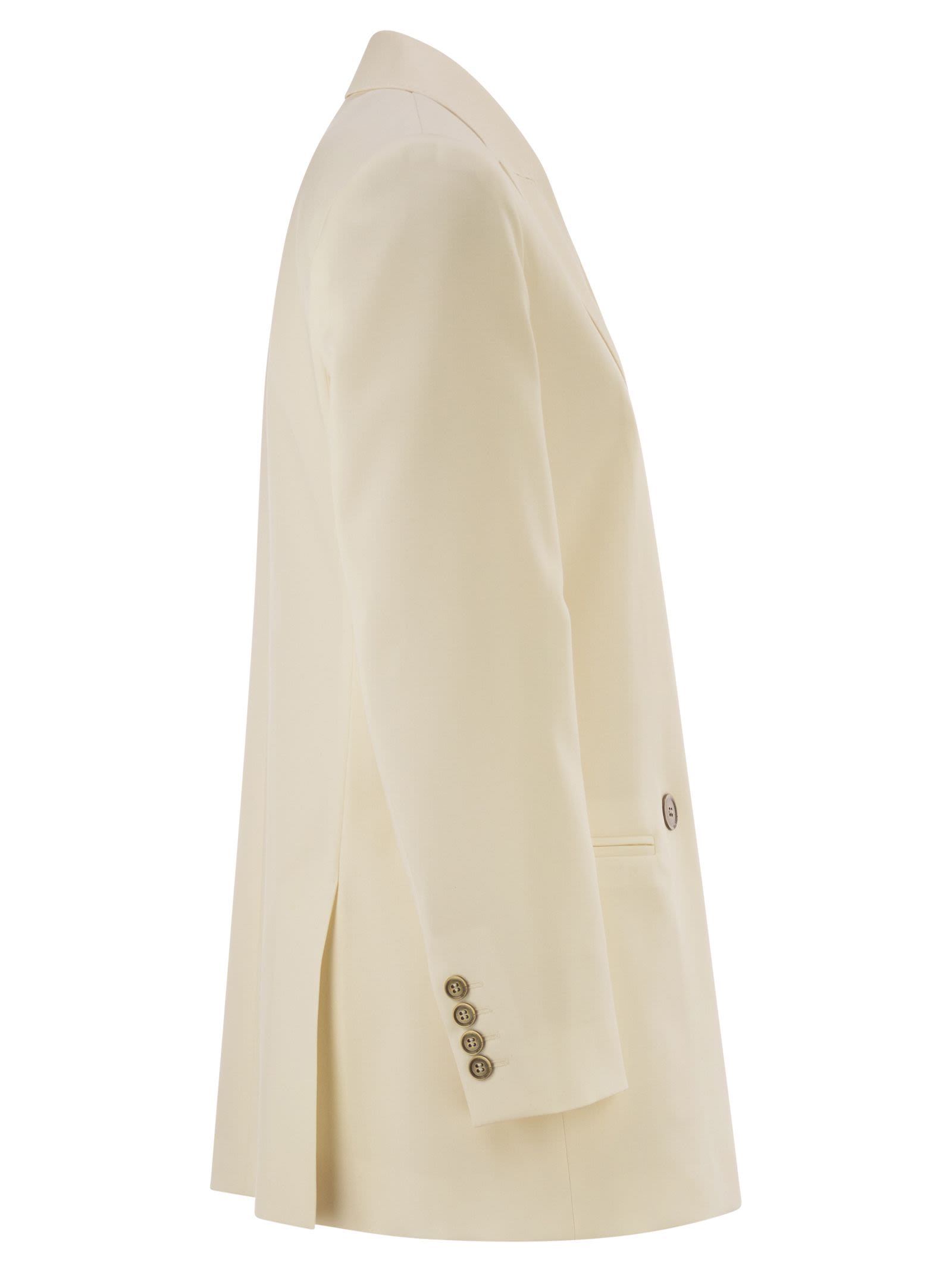 Max Mara Women Mxmbikini - Pure Virgin Wool Tailored Double-Breasted Blazer
