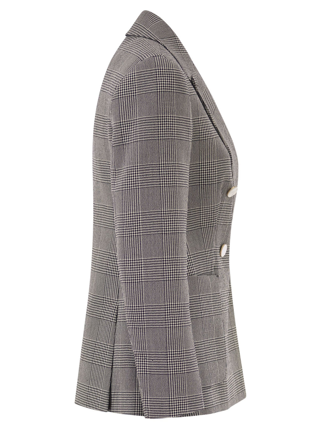 Max Mara Women Mxmaccordo - Double-Breasted Prince Of Wales Virgin Wool Blazer