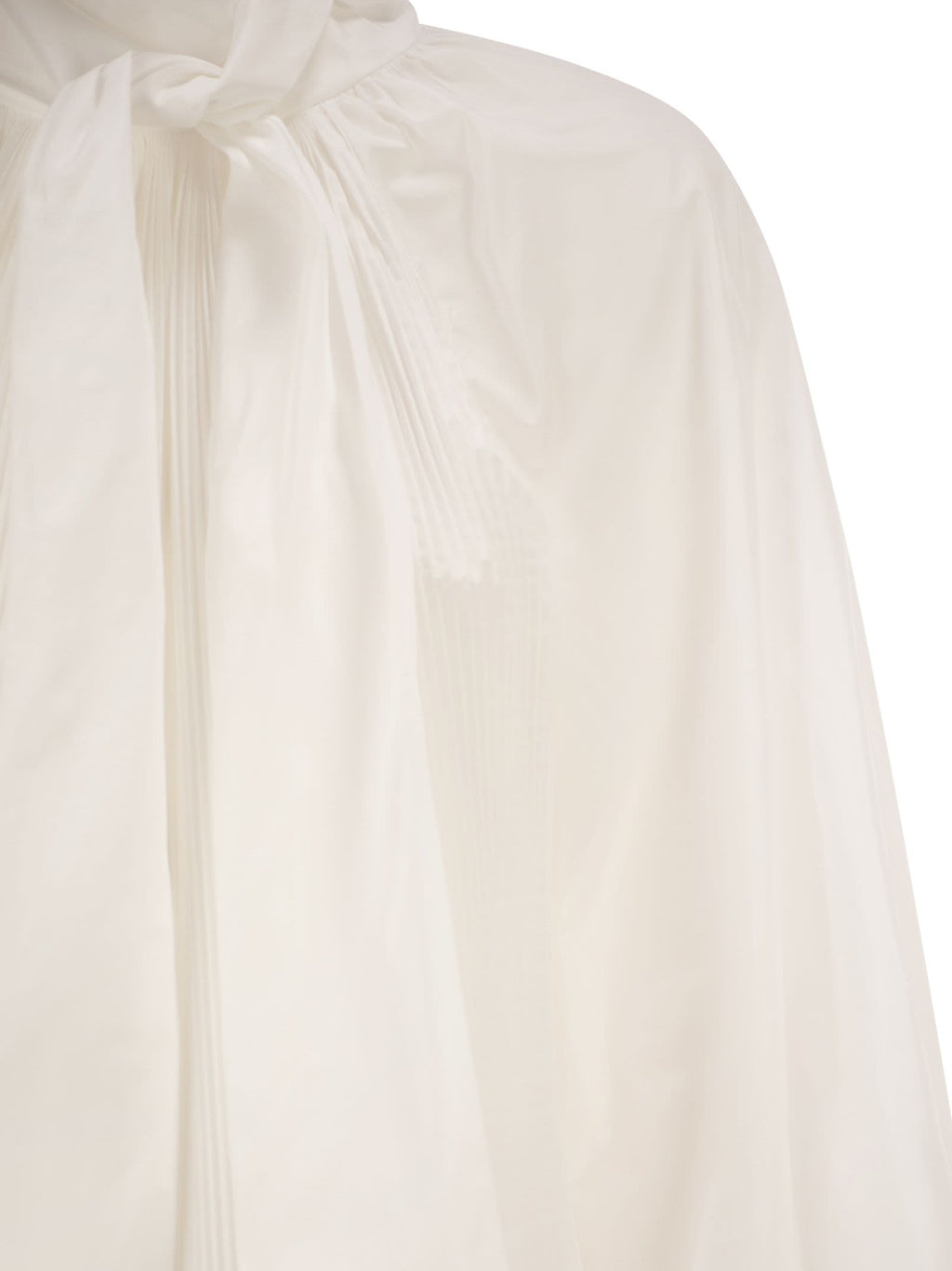 Max Mara Women Mxevalle - Pleated Blouse With Neck Bow
