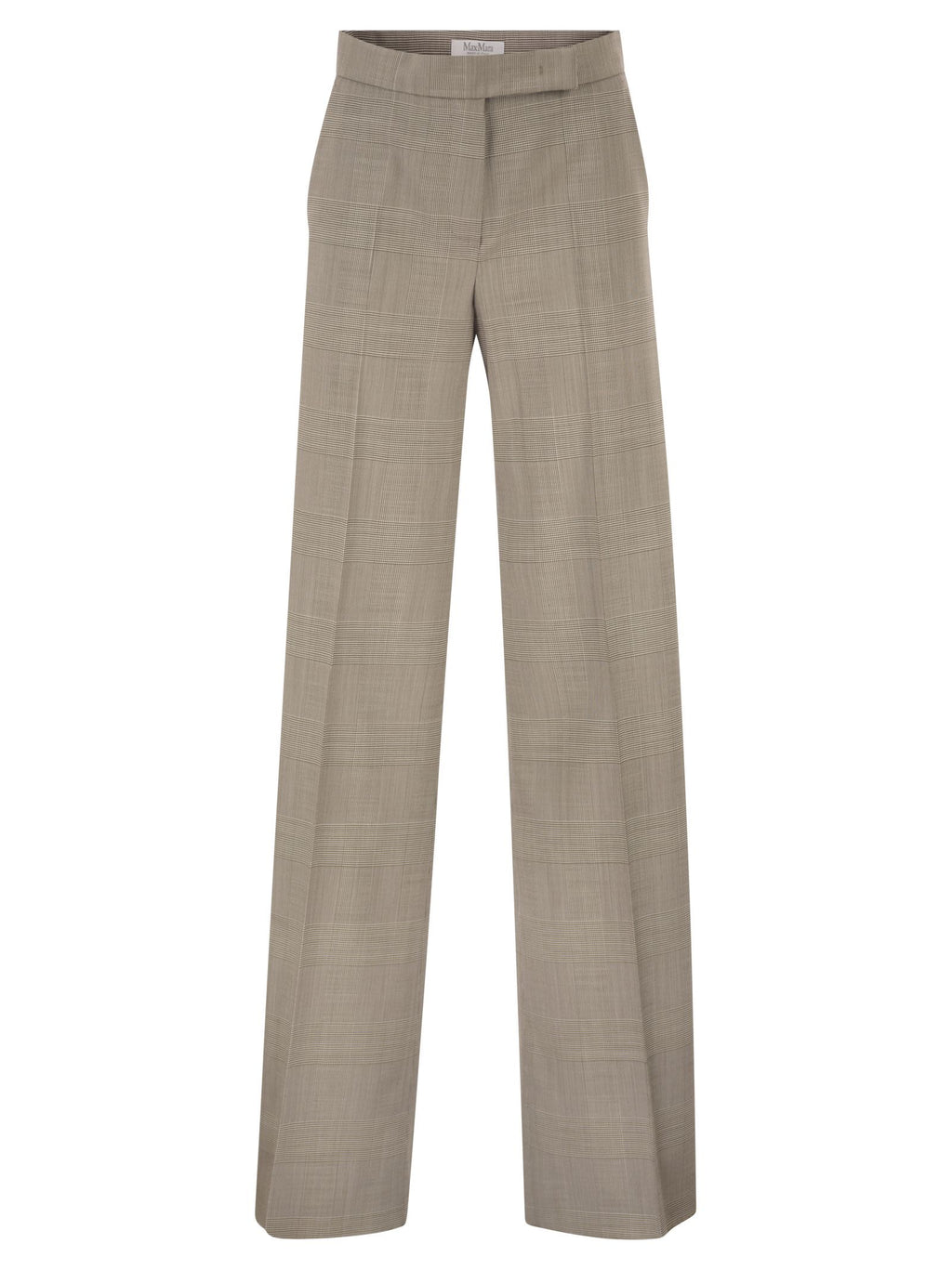 Max Mara Women Mxmnetto - Pure Virgin Wool Prince Of Wales Trousers