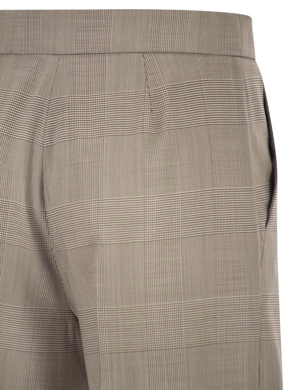 Max Mara Women Mxmnetto - Pure Virgin Wool Prince Of Wales Trousers