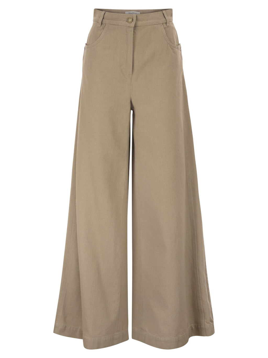 Max Mara Women Mxmalamaro - Pure Cotton Palazzo Trousers