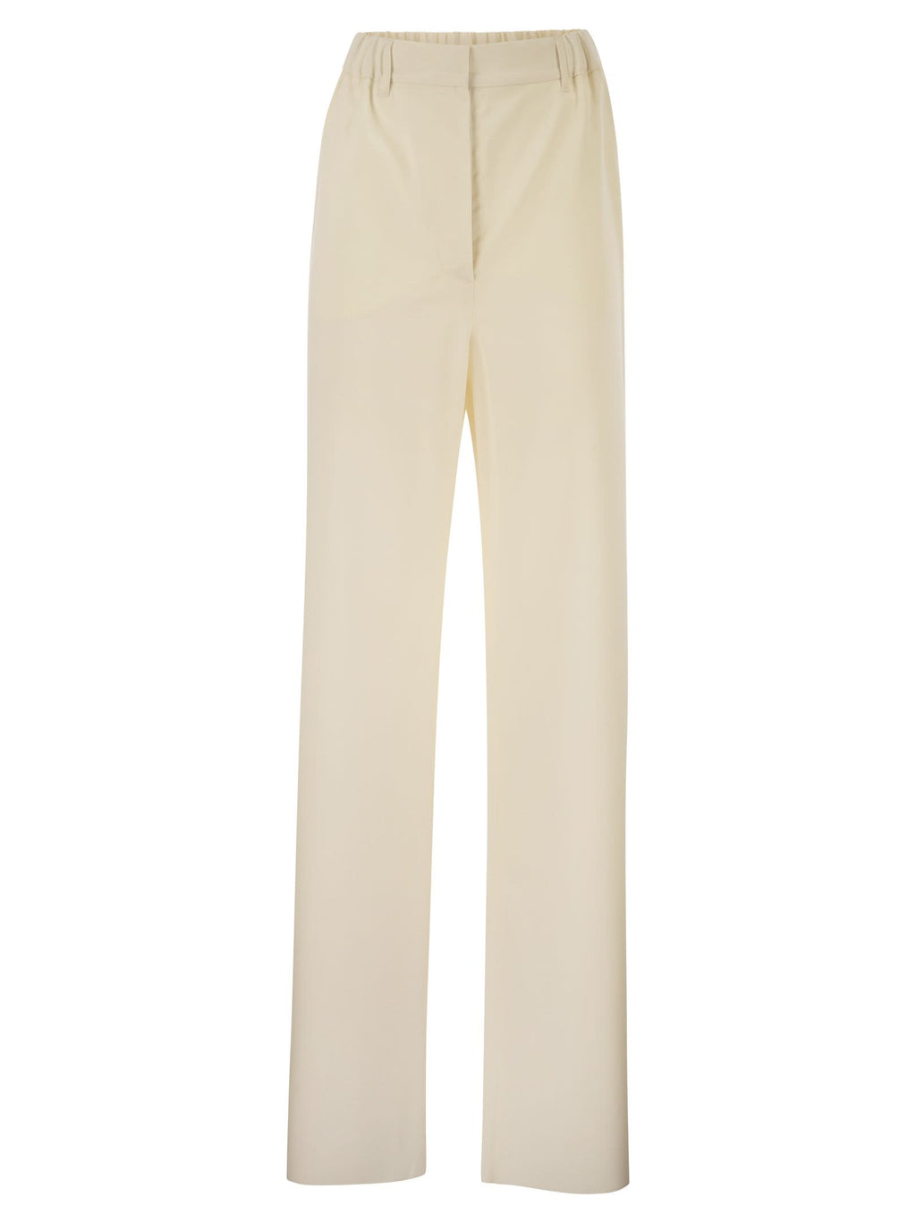 Max Mara Women Mxmeditto - Fluid Tailored Trousers In Pure Virgin Wool