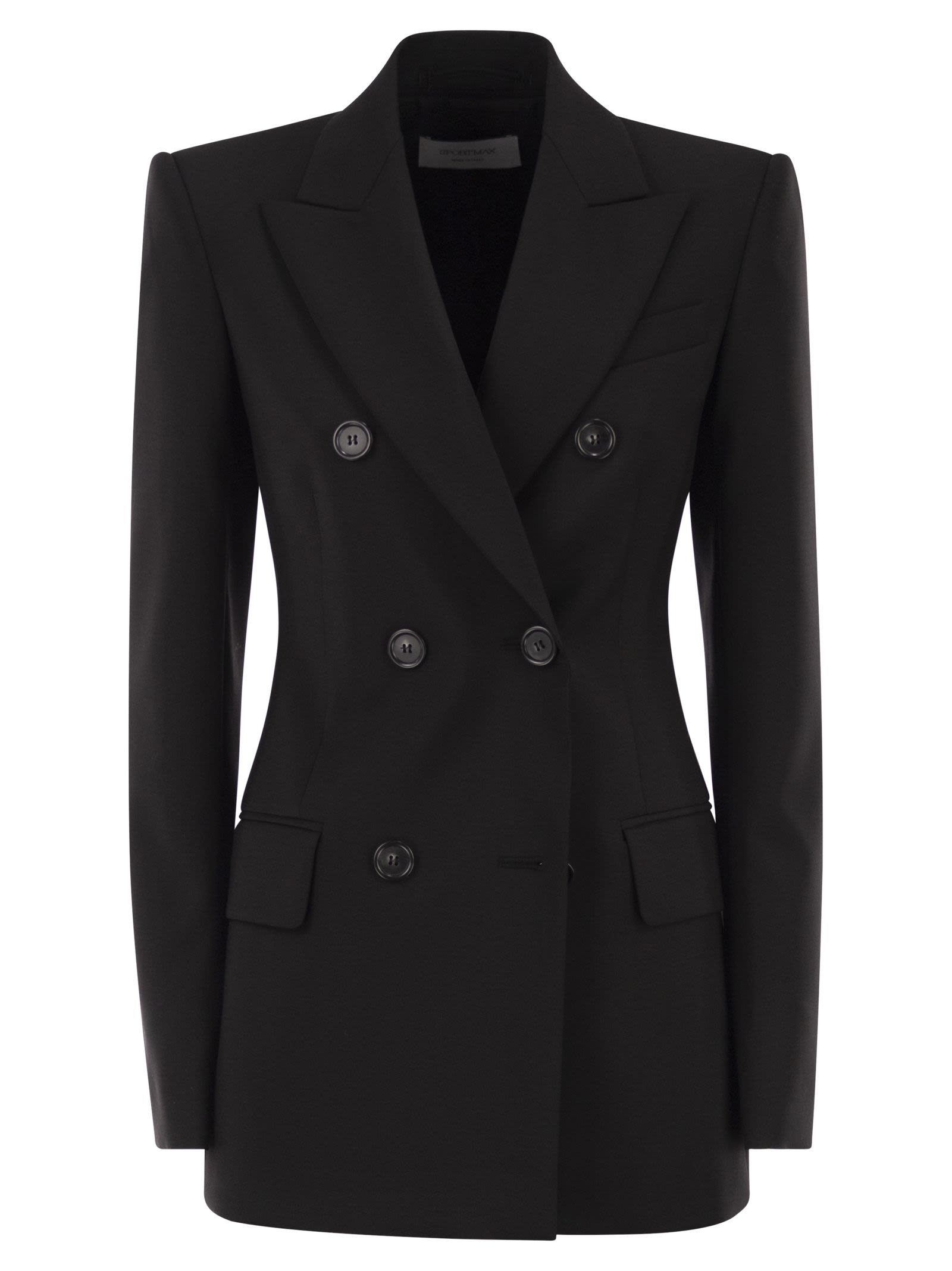 Sportmax Women Spxadamo - Tailored Double-Breasted Virgin Wool Blazer