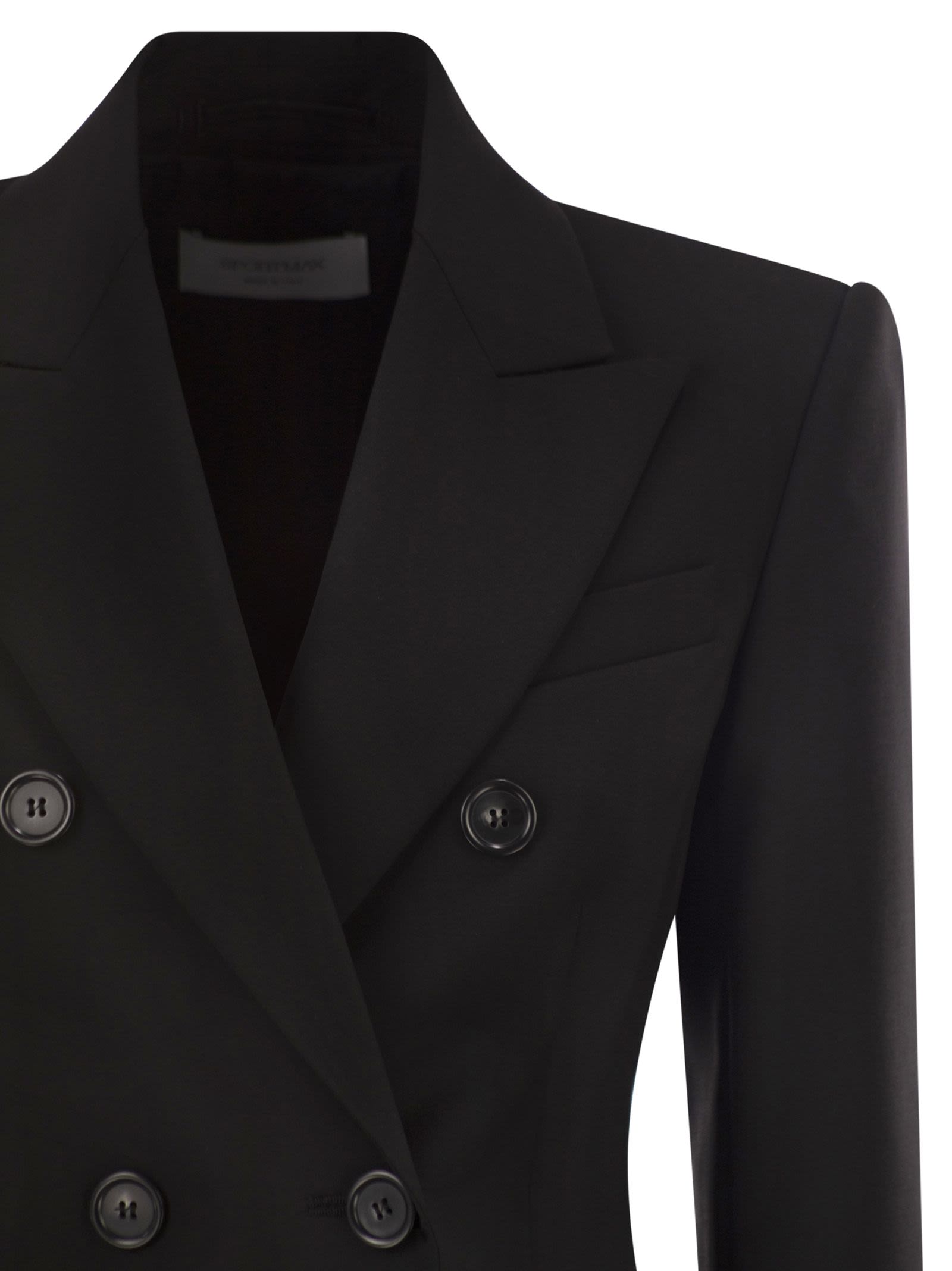 Sportmax Women Spxadamo - Tailored Double-Breasted Virgin Wool Blazer