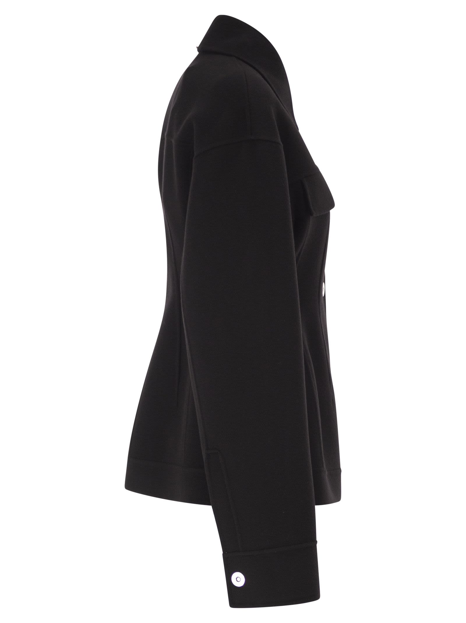 Sportmax Women Spxarena - Tailored Virgin Wool Jacket With Sculpted Silhouette