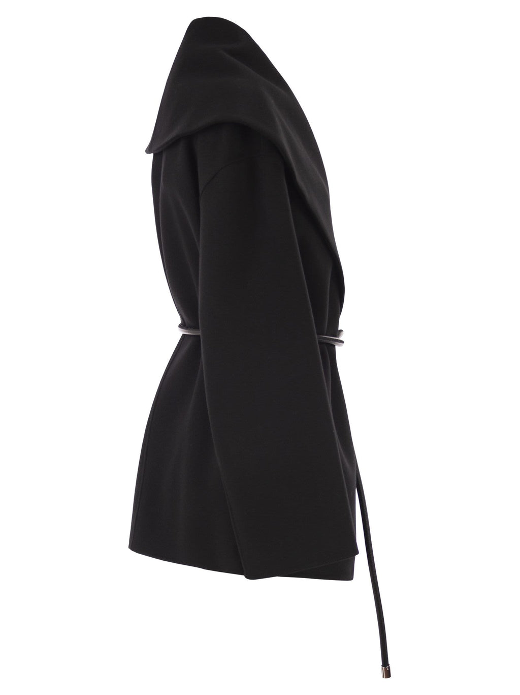 Sportmax Women Spxuguale - Wrap Short Coat In Virgin Wool