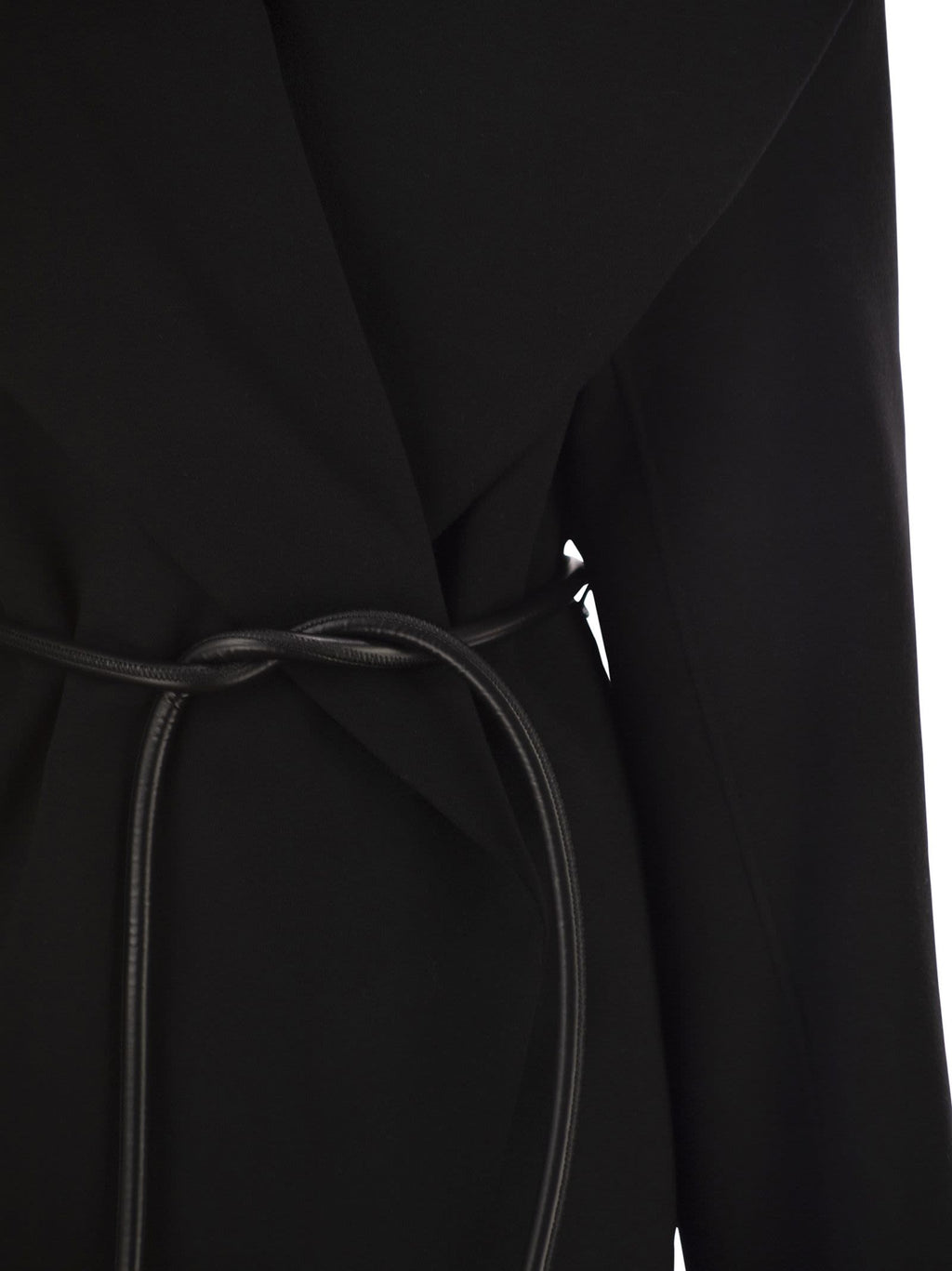 Sportmax Women Spxuguale - Wrap Short Coat In Virgin Wool