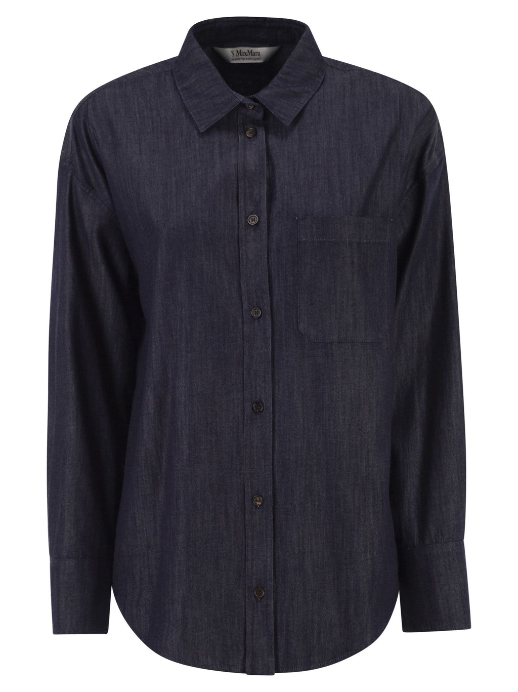 S Max Mara Women Stmnora - Lightweight Denim Shirt With Jewelled Detail