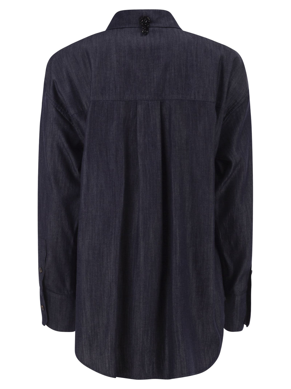 S Max Mara Women Stmnora - Lightweight Denim Shirt With Jewelled Detail