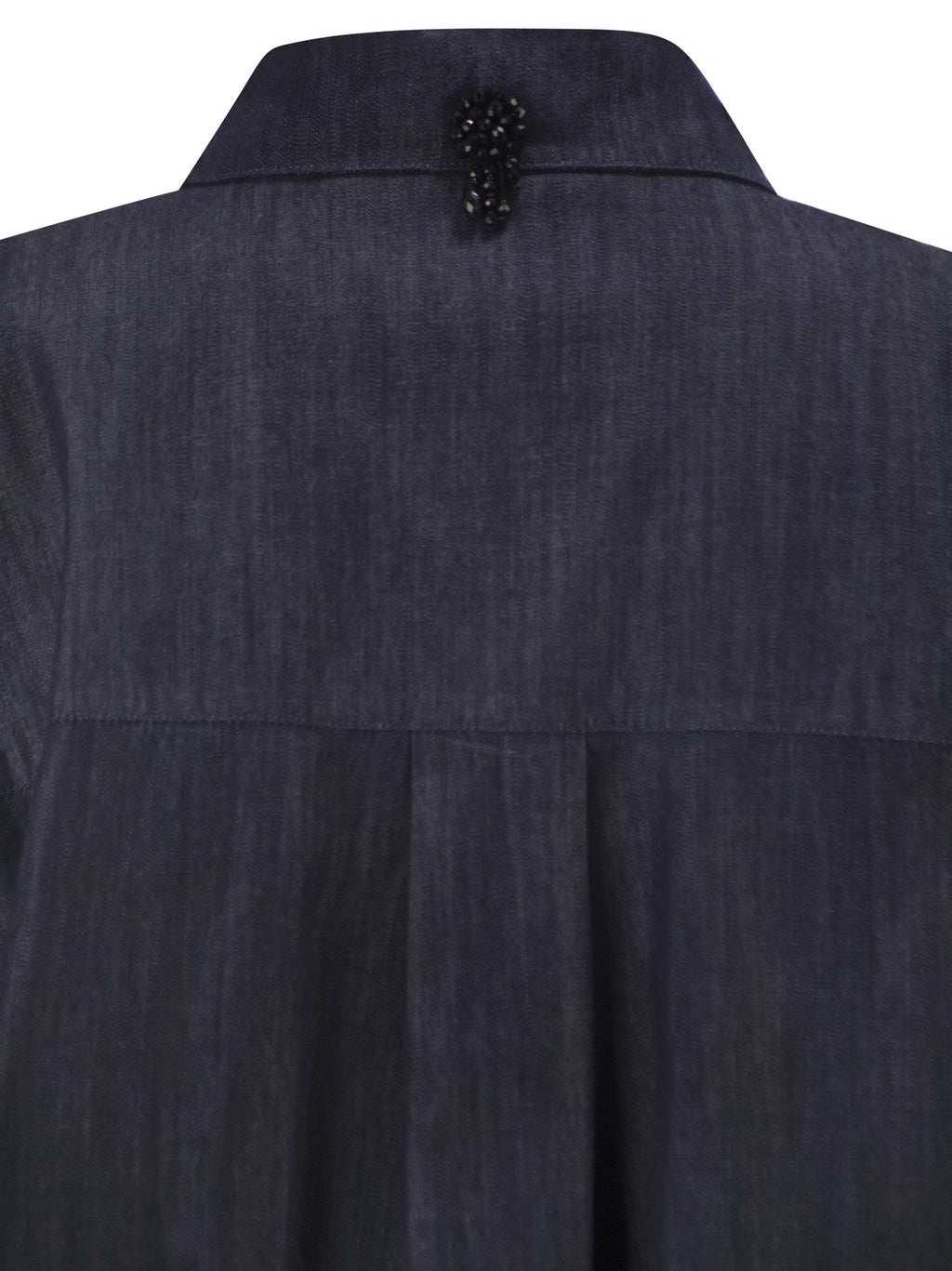 S Max Mara Women Stmnora - Lightweight Denim Shirt With Jewelled Detail