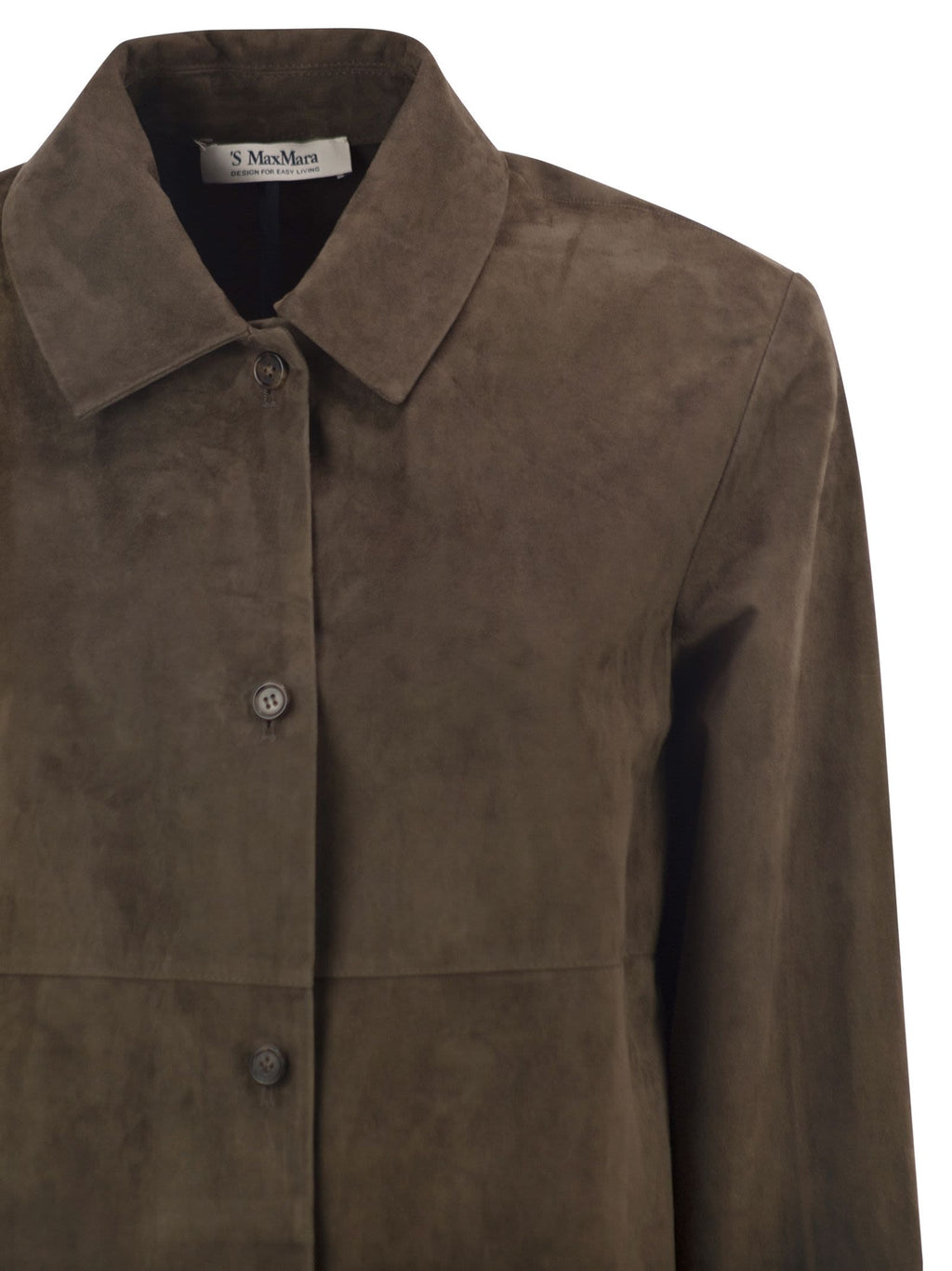 S Max Mara Women Smmgocce - Suede Shirt With Silk Lining