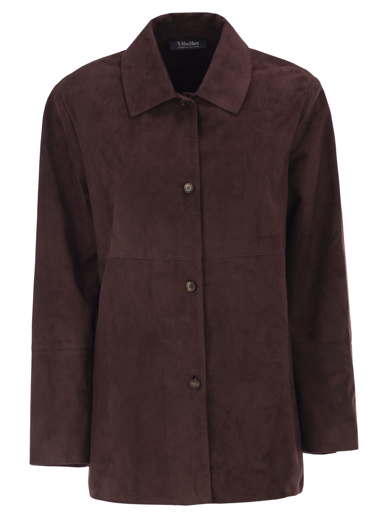 S Max Mara Women Smmgocce - Suede Shirt With Silk Lining