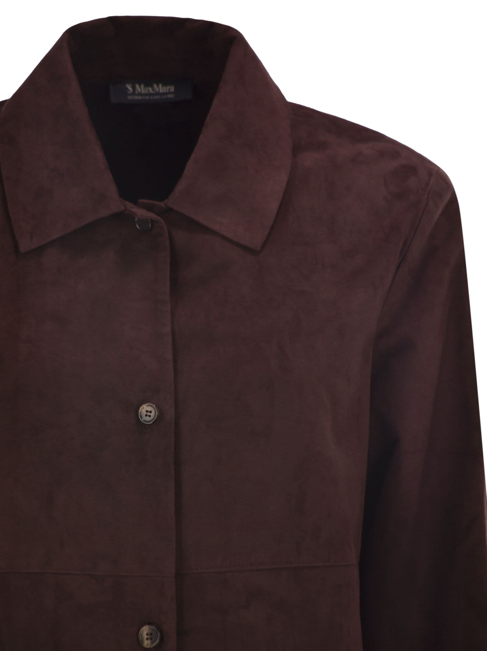 S Max Mara Women Smmgocce - Suede Shirt With Silk Lining