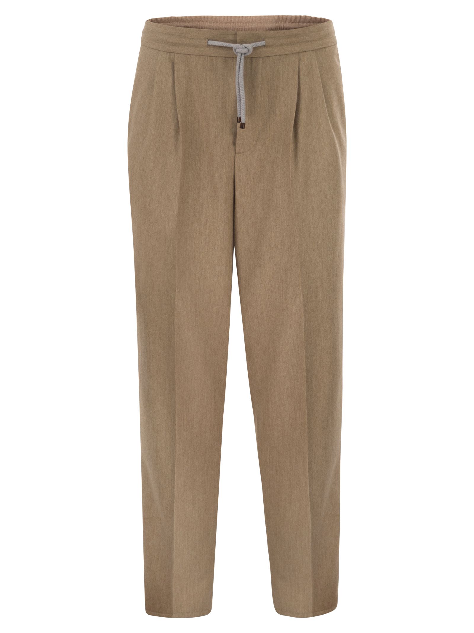 Brunello Cucinelli Men Tailored Jogger Trousers In Virgin Wool