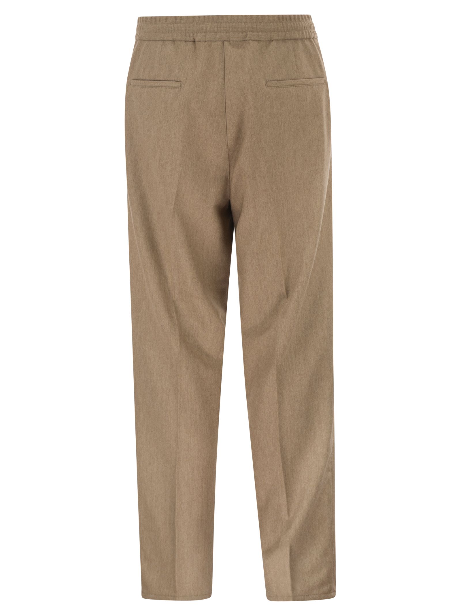Brunello Cucinelli Men Tailored Jogger Trousers In Virgin Wool